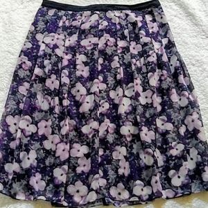 Beautiful Purple flowered skirt